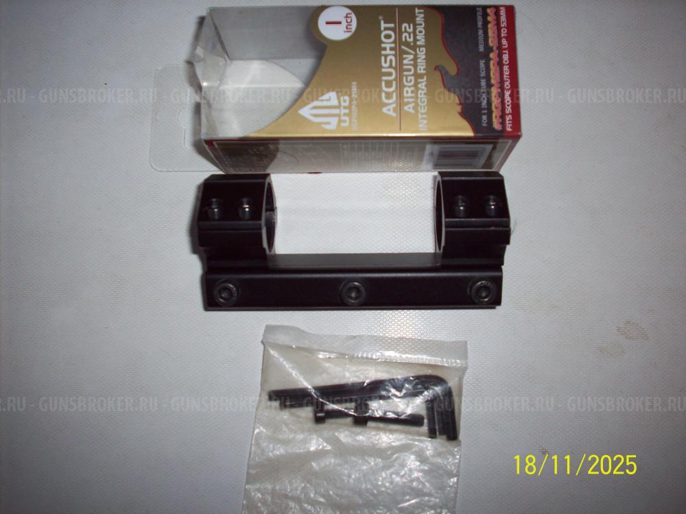 Кронштейны и кольца 25,4мм и 30мм. на ластохвост и weaver.