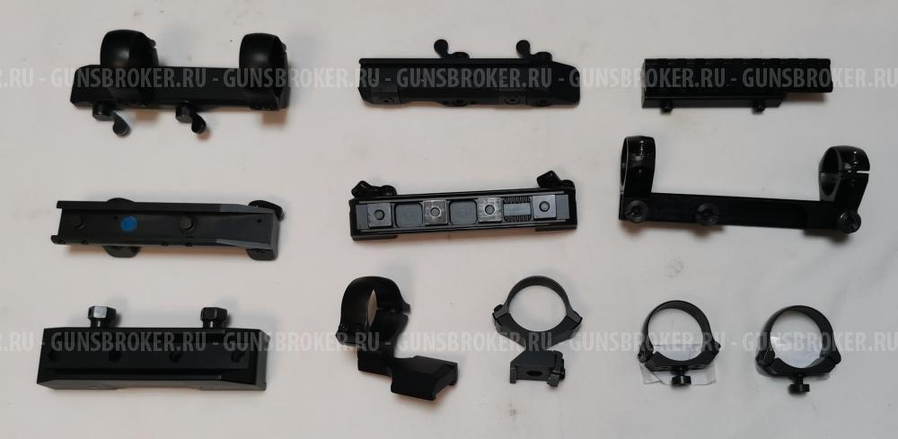 Кронштейны, кольца, планки и переходники под оптику и фонари
