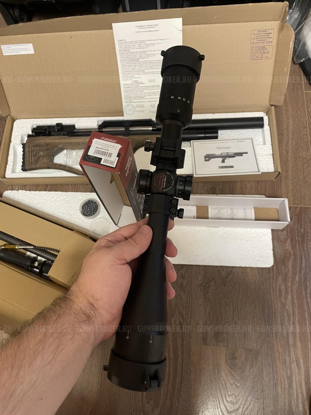 Krugergun Снайпер Bullpup 6.35 PCP + T-Eagle + насос + комплект
