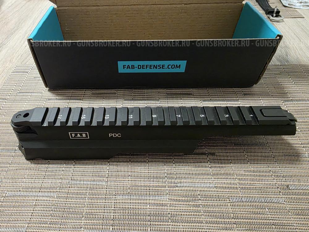 Крышка затворной коробки АК/АКМ производство Израиль с планкой пикатини