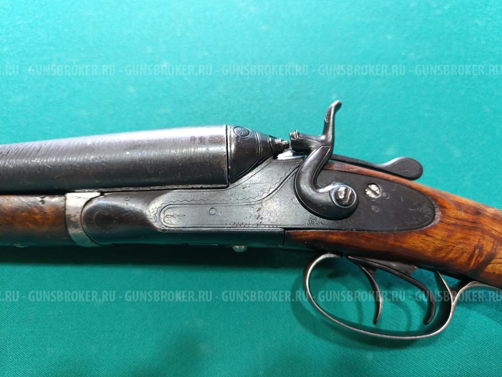 Курковое антикварное ружьё Joseph Tholet & Cie, Льеж, Бельгия