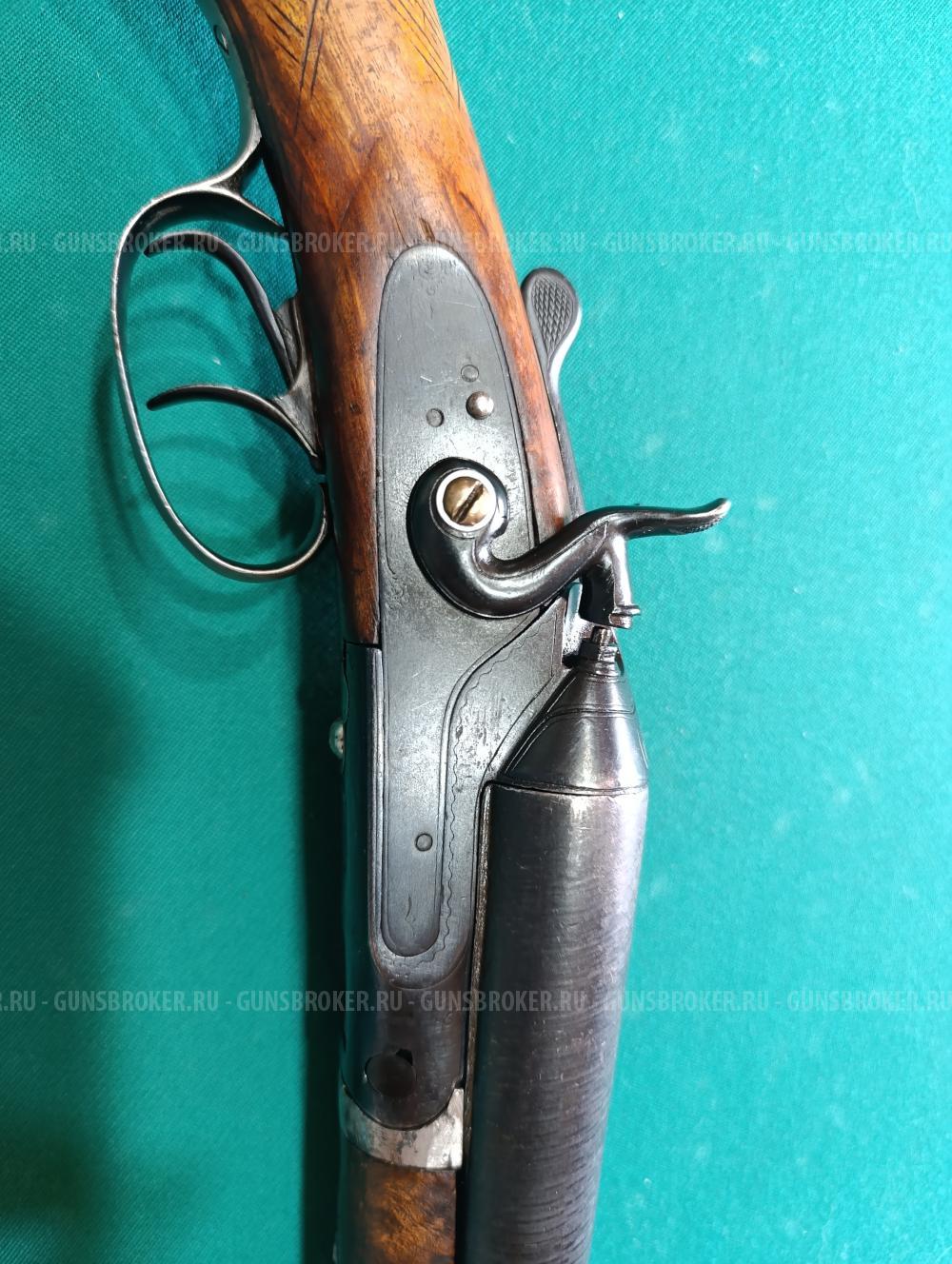 Курковое антикварное ружьё Joseph Tholet & Cie, Льеж, Бельгия