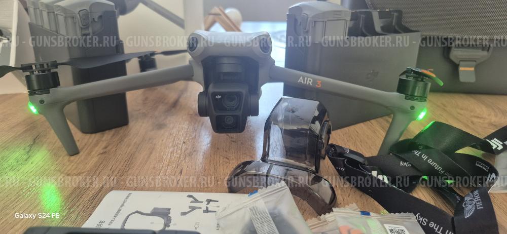 Квадрокоптер  dji air 3 fly combo more 