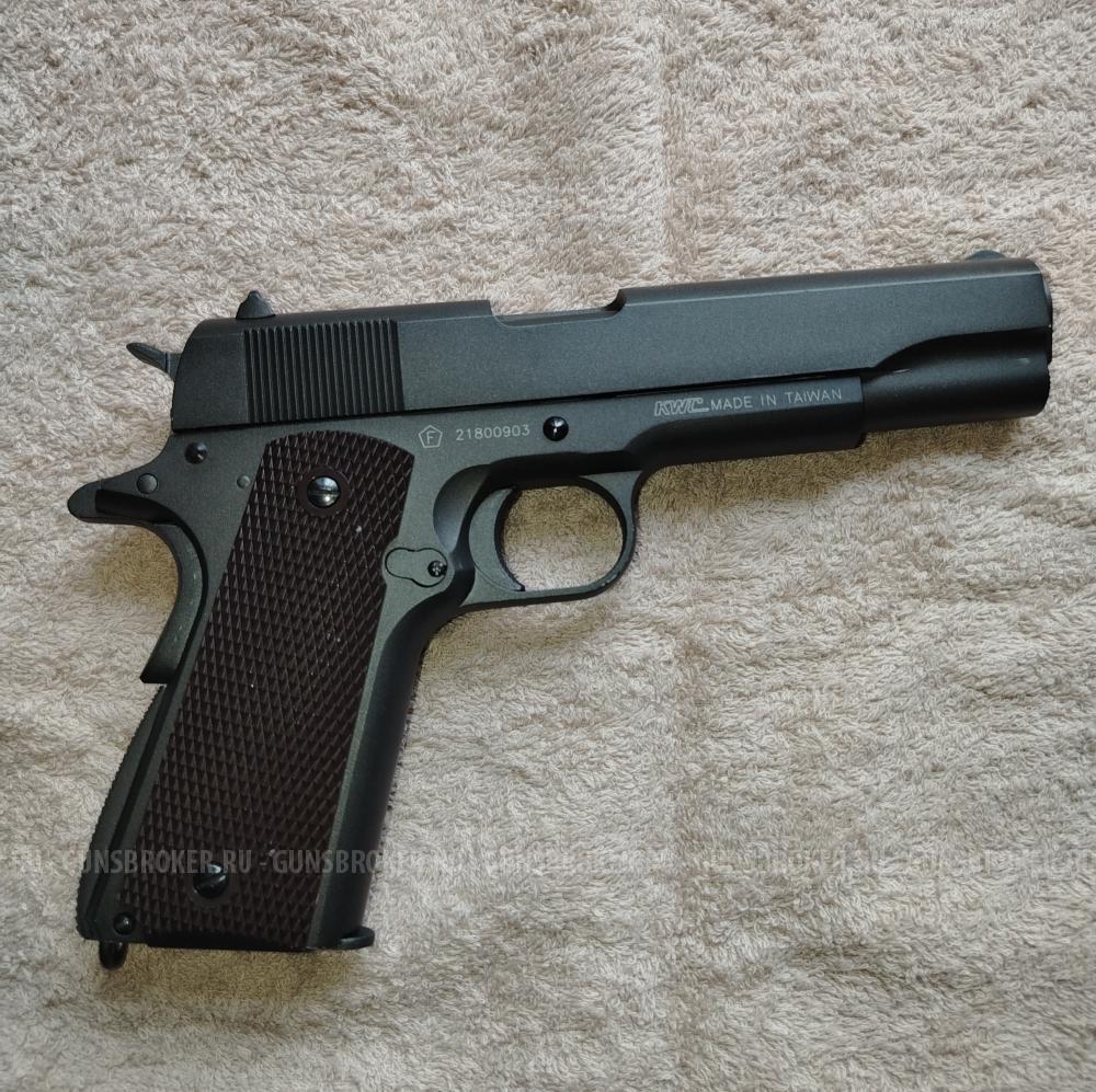 KWC Colt 1911 [шары, 6.0 мм, блоубэк, металл]