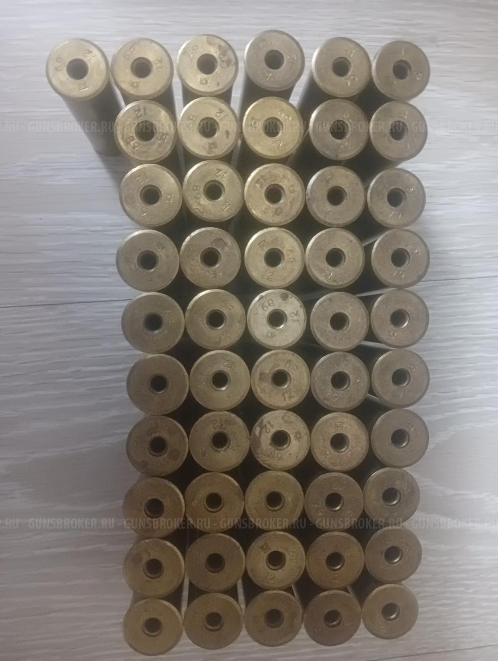 Гильзы латунные новые 12 калибр