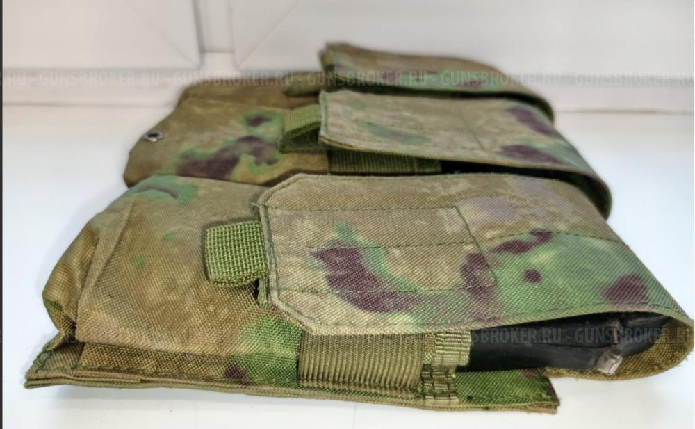 Штурмовой подсумок закрытого типа  для размещения трех магазинов АК