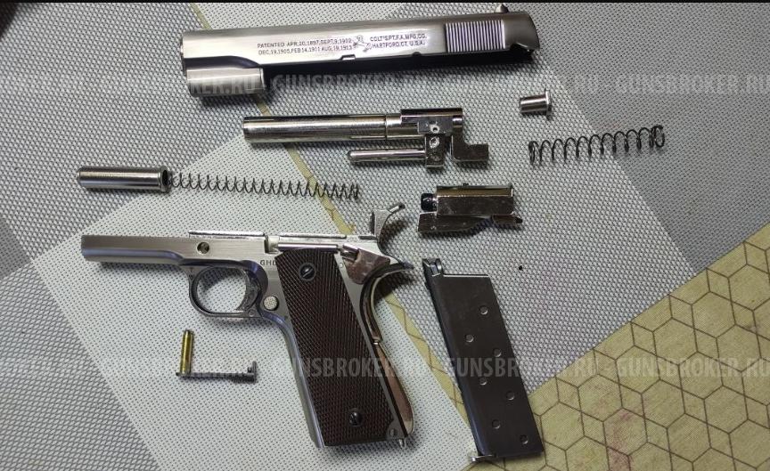 Легенда Кольт 1911А.Полный метал,разборной.Маштаб 1к 1