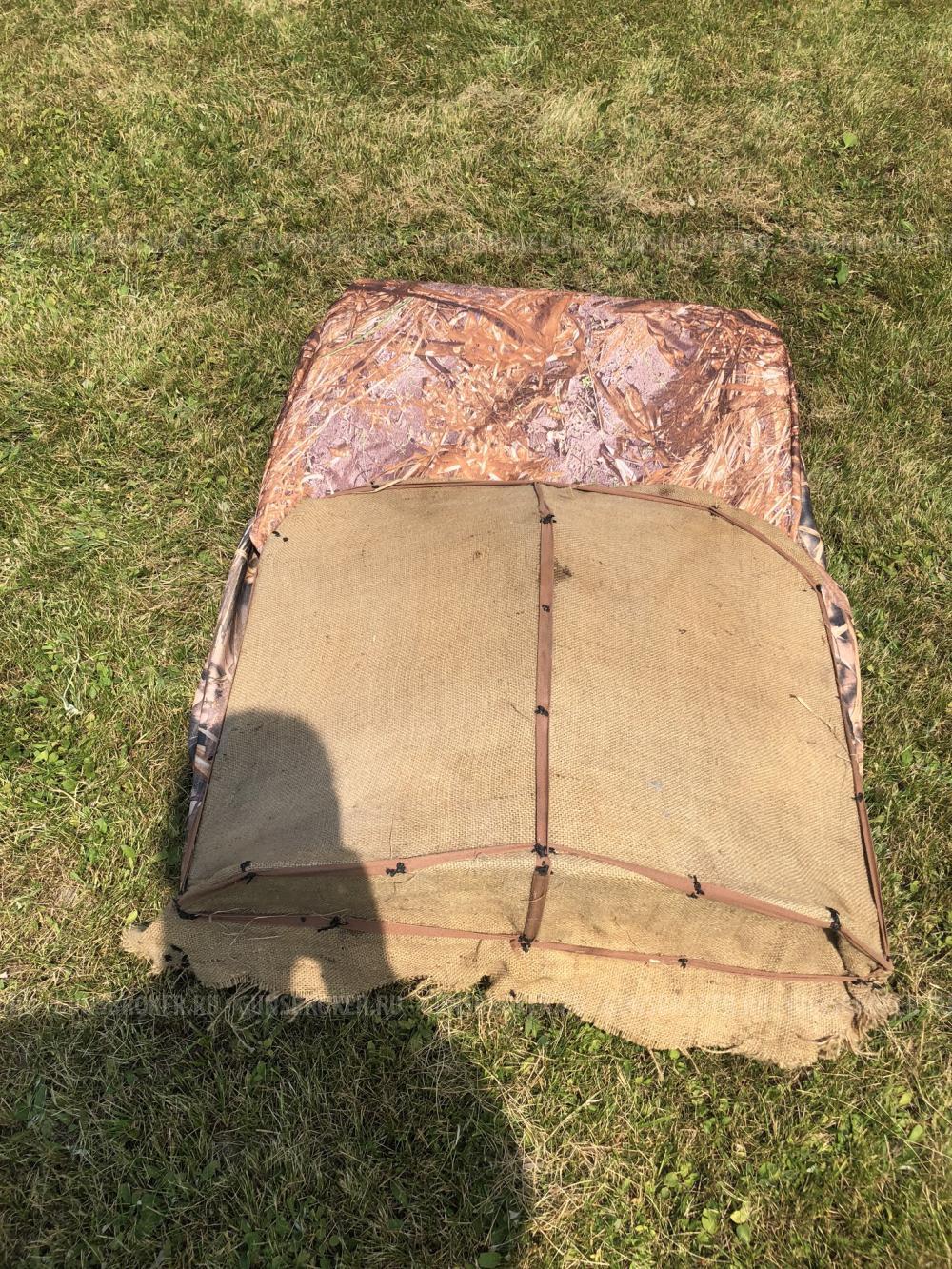 Лежачий скрадок засидка