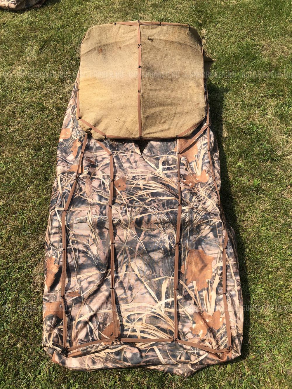 Лежачий скрадок засидка