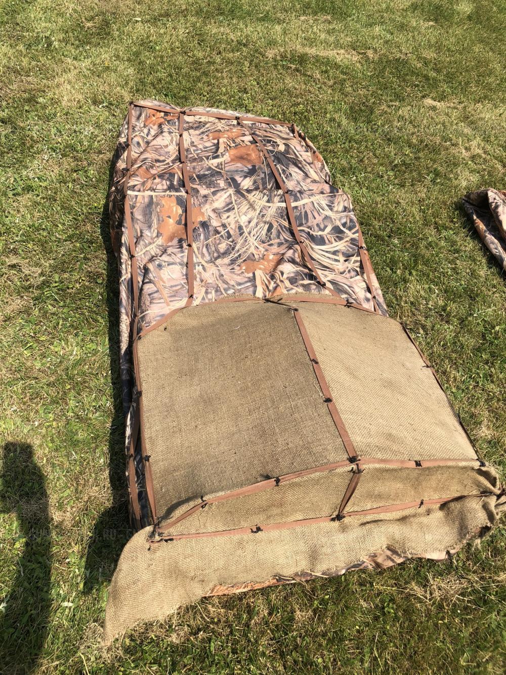 Лежачий скрадок засидка