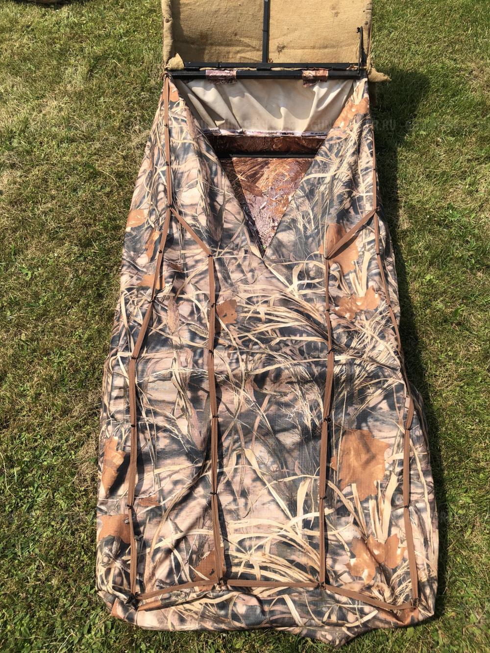 Лежачий скрадок засидка