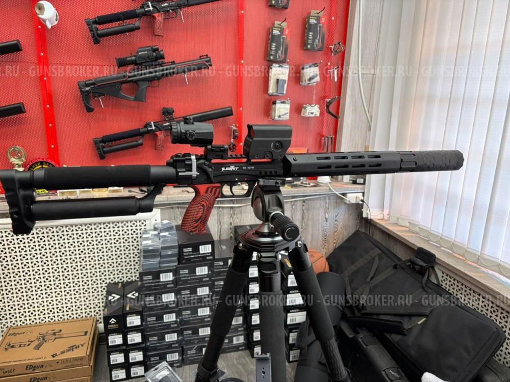 Леший-2, 6.35/600мм, коллиматор+магнифер, патроны 1 банка, чехол. Новая, без эксплуатации