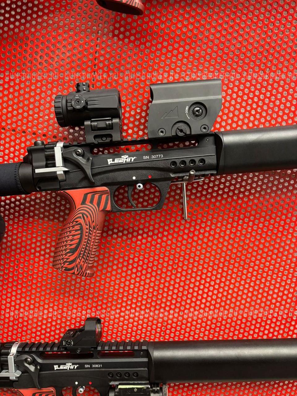 Леший-2, 6.35/600мм, коллиматор+магнифер, патроны 1 банка, чехол. Новая, без эксплуатации