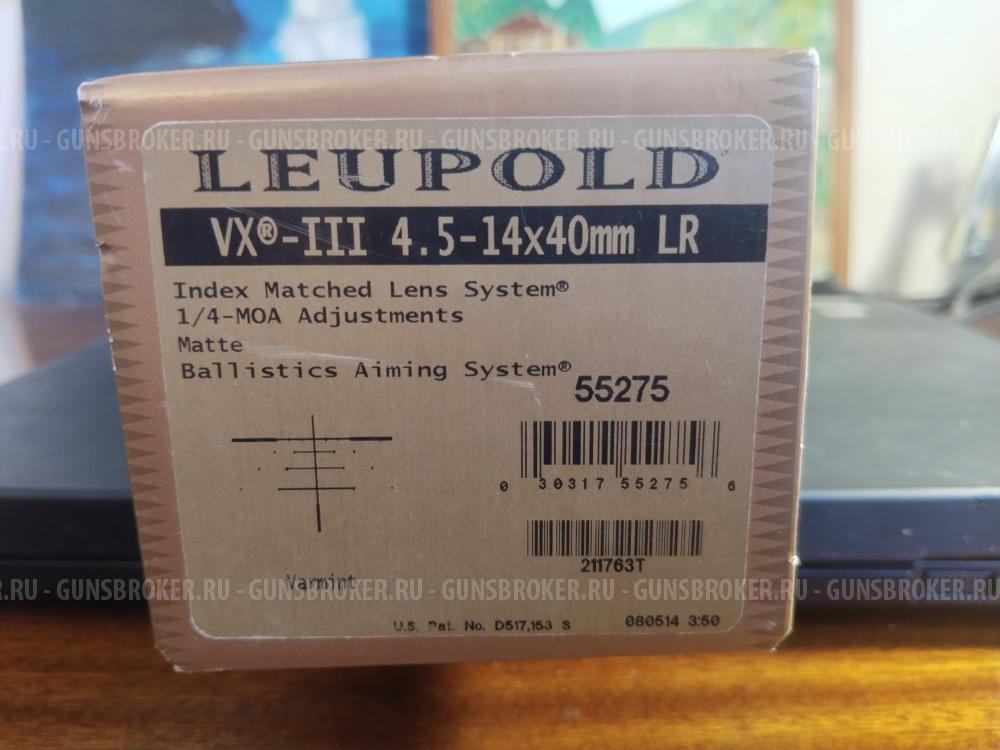 Leupold VX III LR Varmint Hunters 4,5x14-40