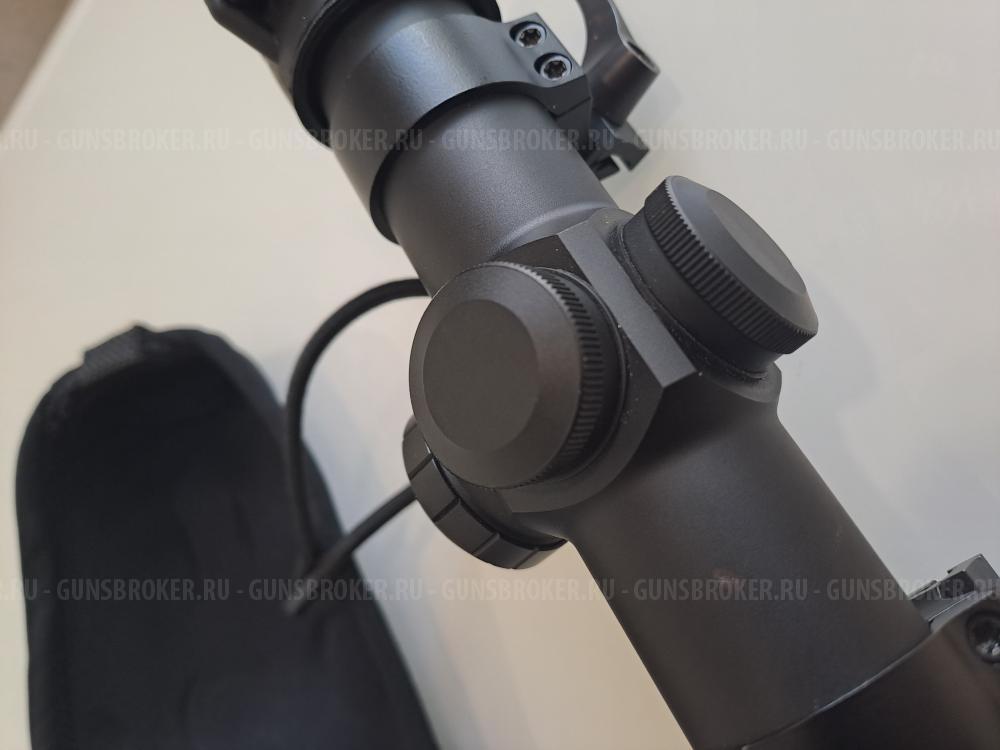 Leupold VX-R 1.25x4 20 c подсветкой Red с кольцами QRW