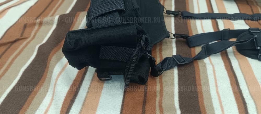 Тактический пояс (варбелт) с подсумками и лямками от Stich Profi (чёрный)