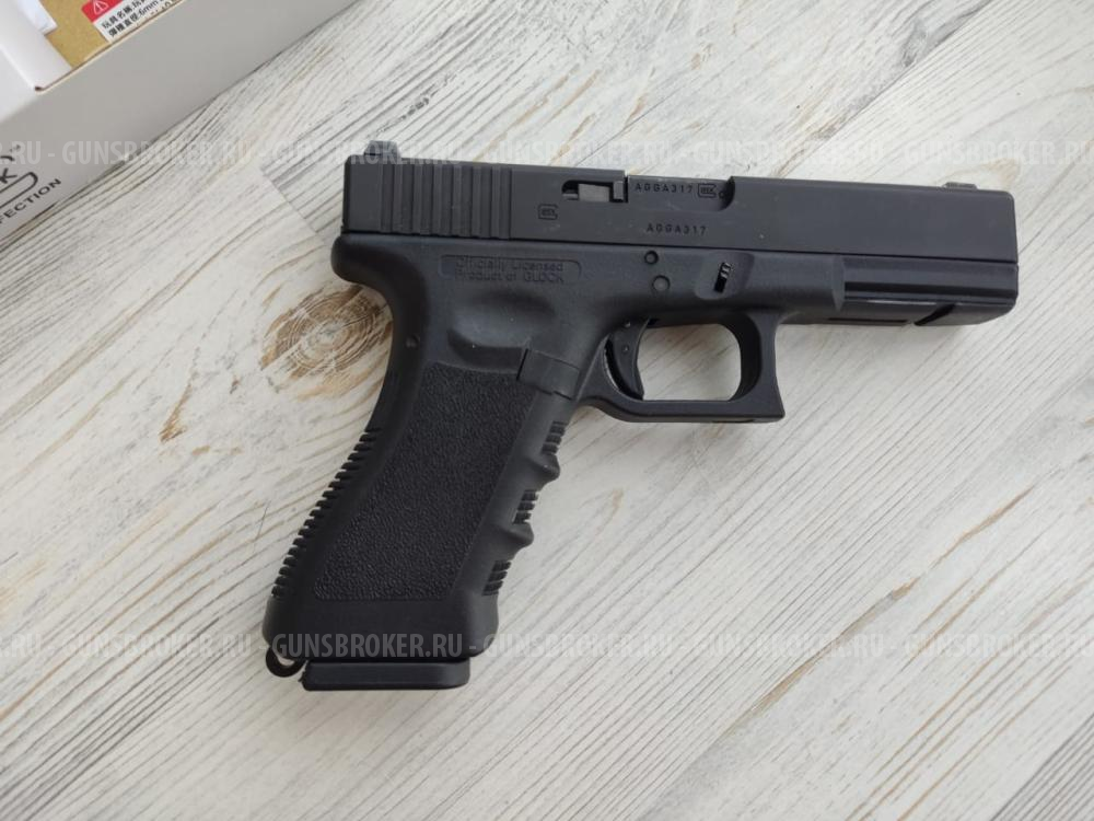лицензионный GLOCK-17 gen.3 umarex (GHK) со стальным затвором, купить