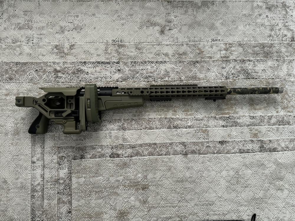 Ложа Accuracy International AX AICS Chassis на Remington 700 Long Action.