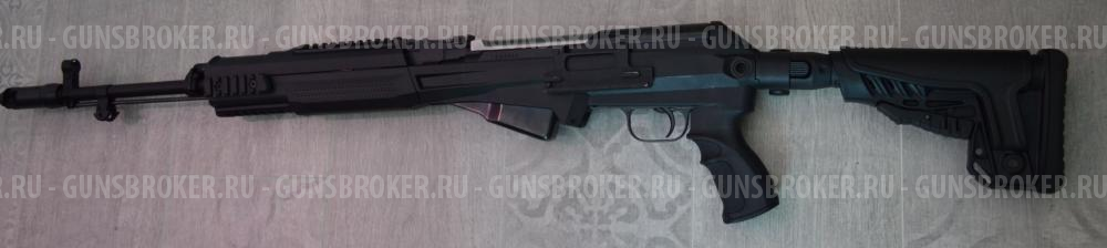 Ложе с рукояткой для СКС (впо-208) (без приклада), чёрный, FAB Defense