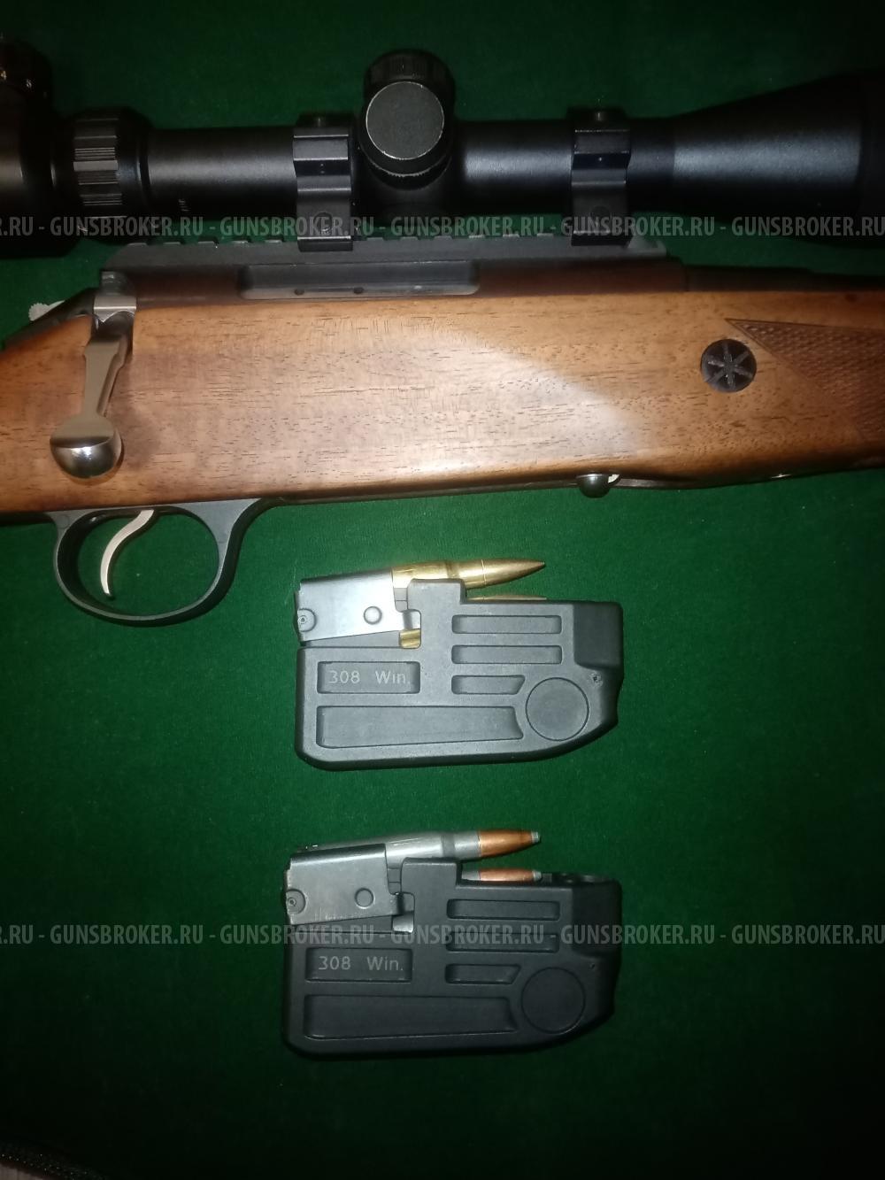 Лось 145, калибр 308 win, ложа - орех + оптический прицел