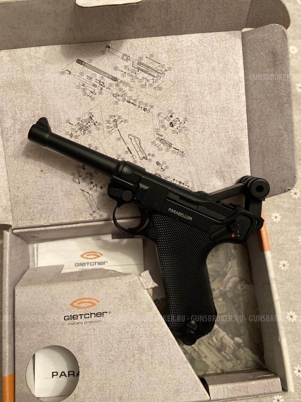 Luger p 08 Gletcher