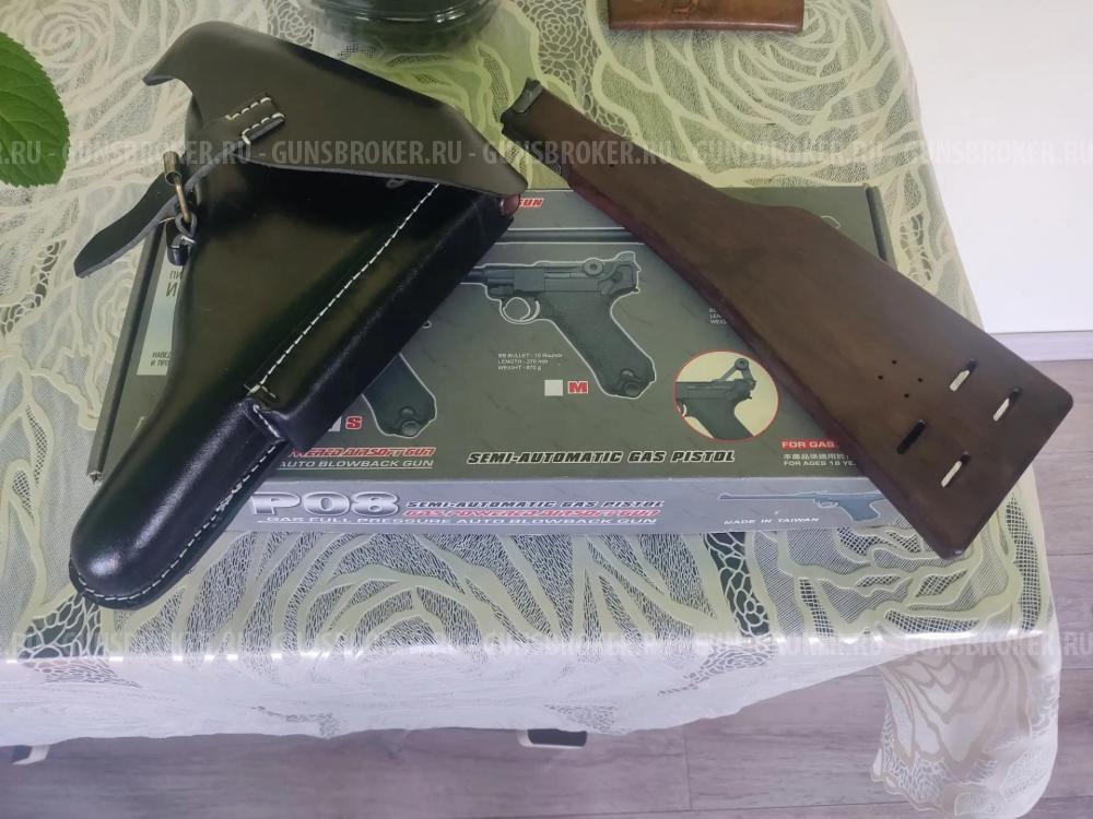 LUGER P-08 WE с комплектом.