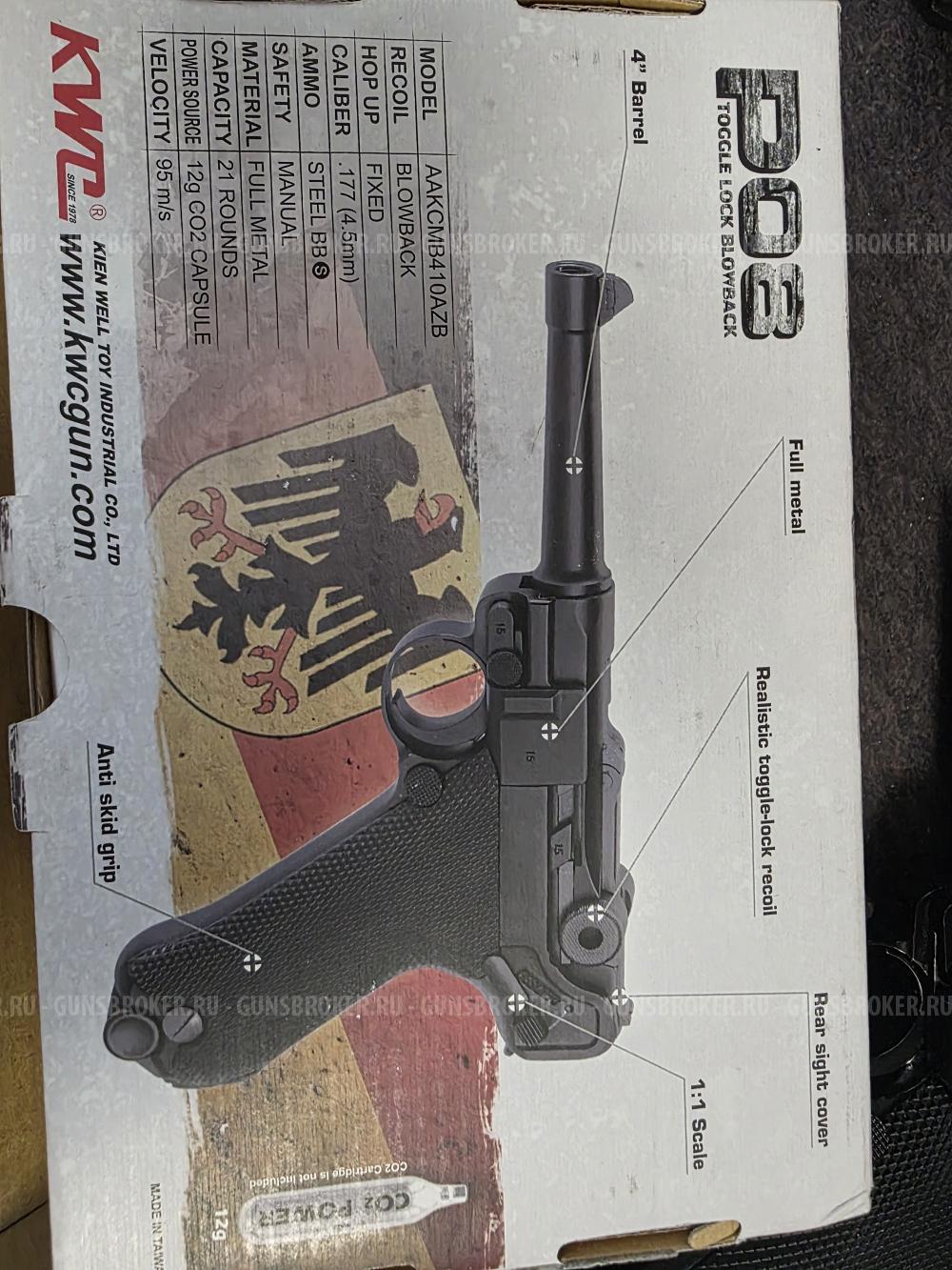 Luger p08 kvc