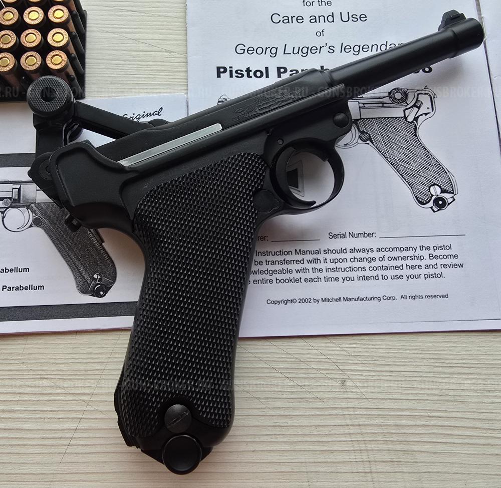 Luger Parabellum от Gletcher, 4,5 мм, тюнинг