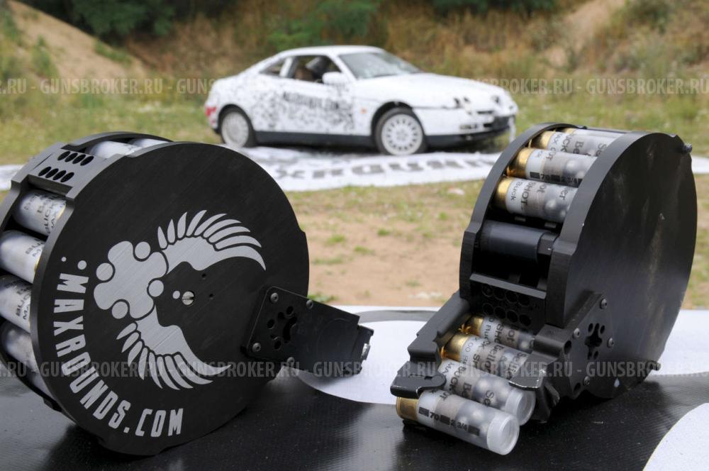 Магазин барабанного типа, к сайге 12к, Maxrounds PowerMag (Чехия)