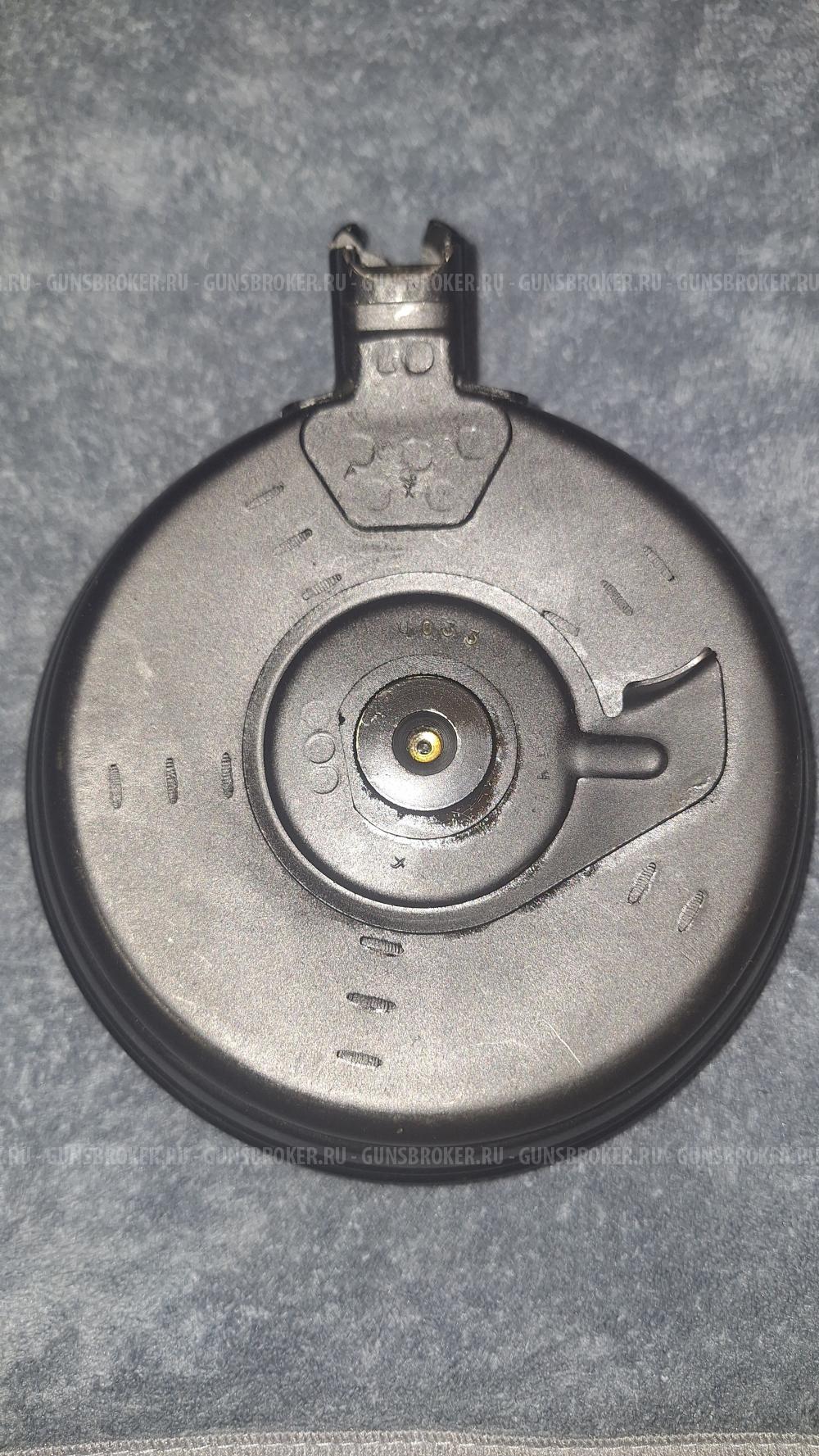 Магазин дисковый 7,62х39 РПК, АК, АКМ на 75мест ( бубен)