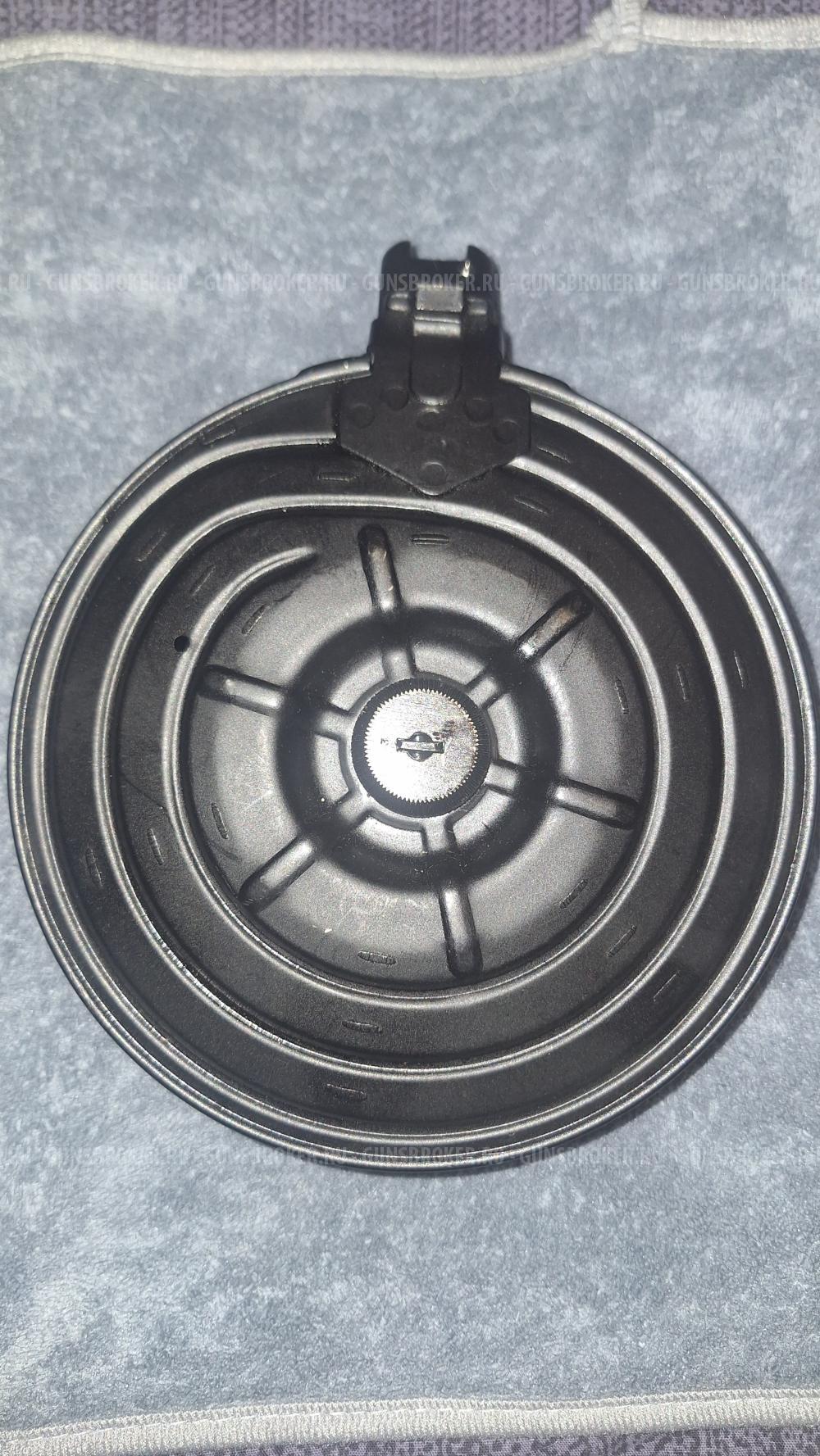 Магазин дисковый 7,62х39 РПК, АК, АКМ на 75мест ( бубен)