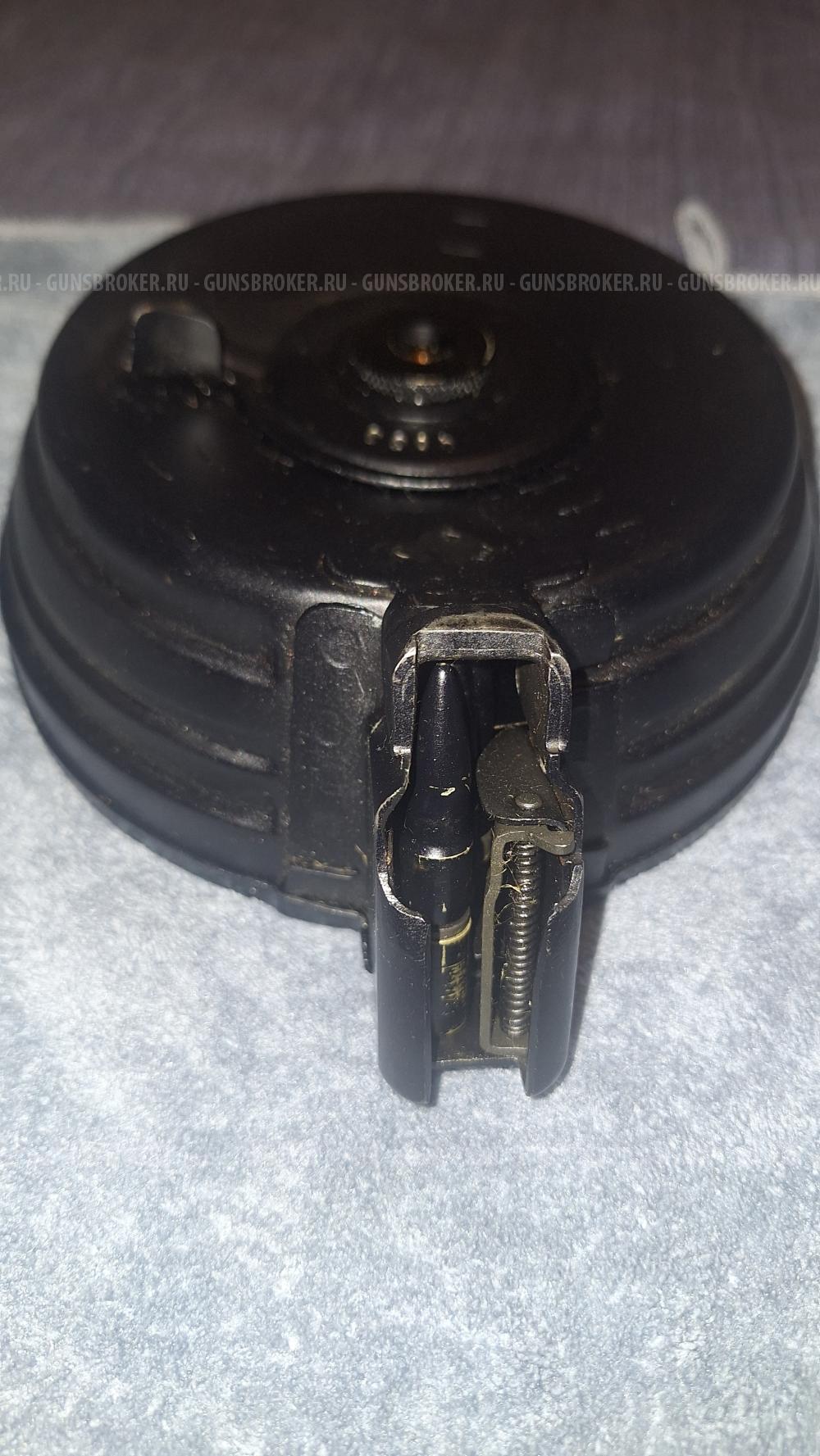 Магазин дисковый 7,62х39 РПК, АК, АКМ на 75мест ( бубен)