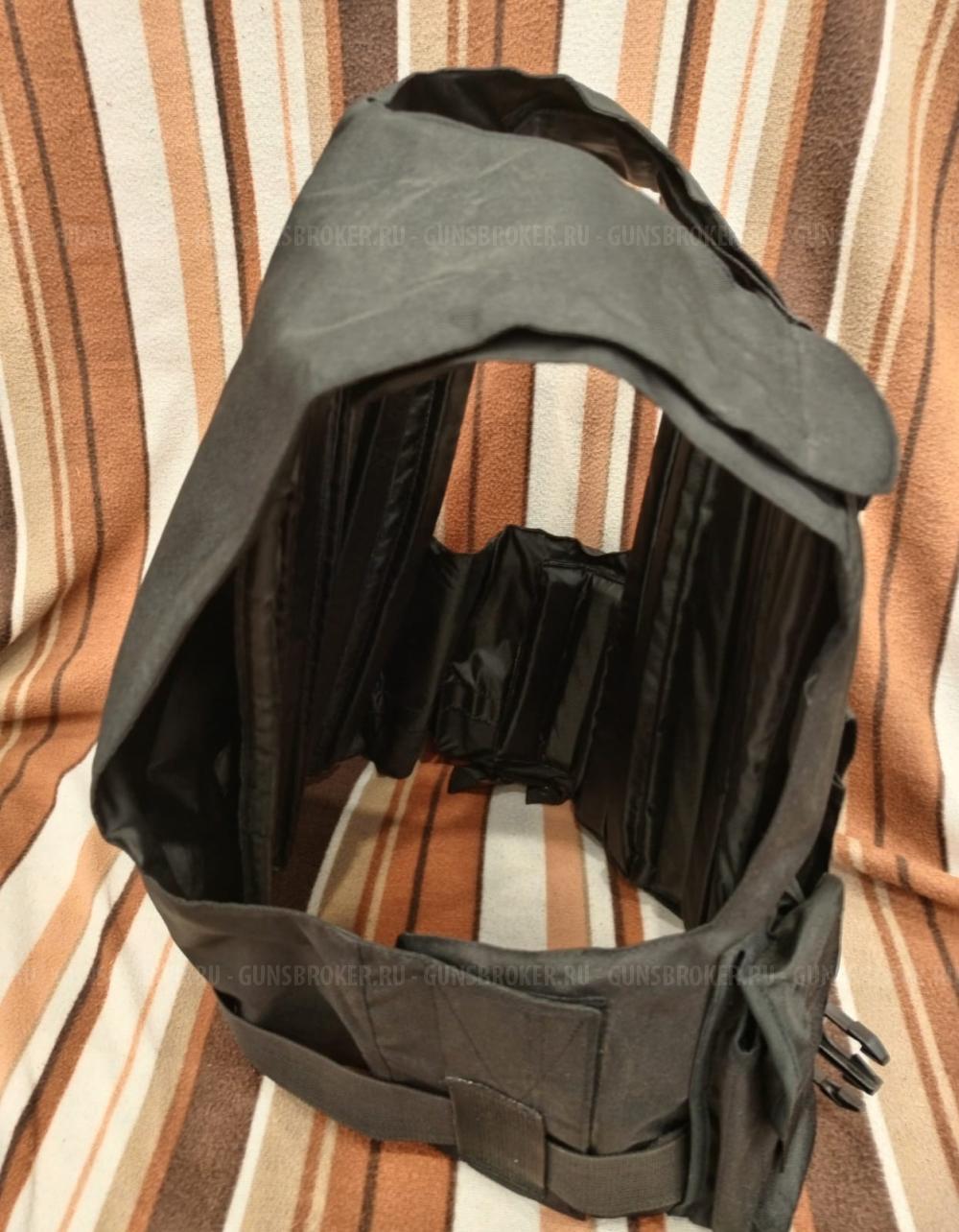 Чехол под бронежилет чёрного цвета (без плит)