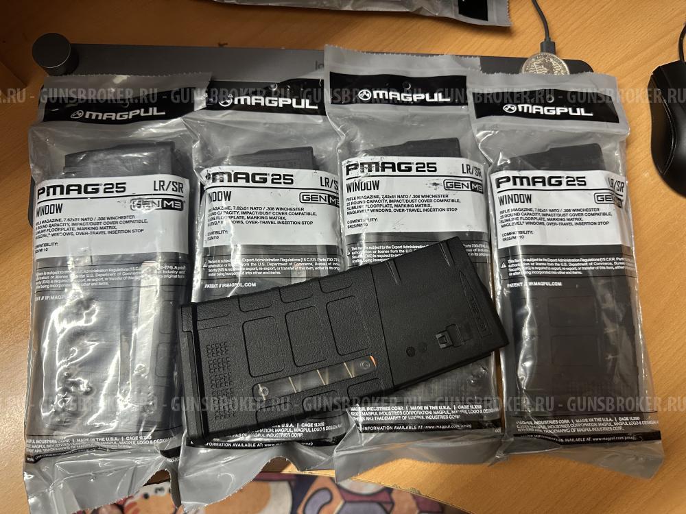 Магазин Magpul PMAG Window GEN M3 для AR10 на 25 патронов (7.62х51/.308)