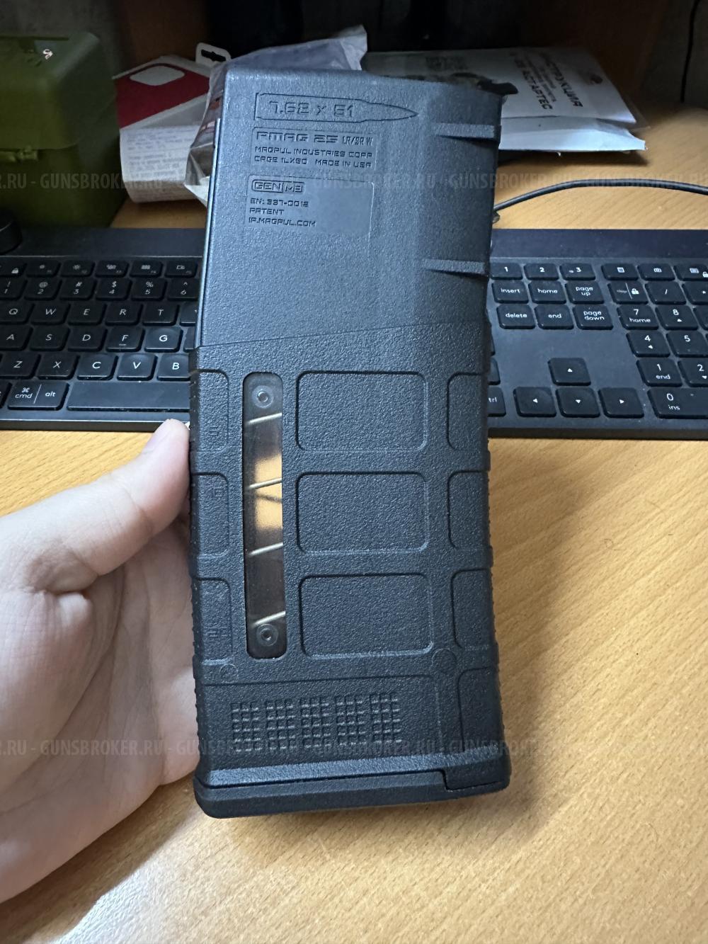 Магазин Magpul PMAG Window GEN M3 для AR10 на 25 патронов (7.62х51/.308)