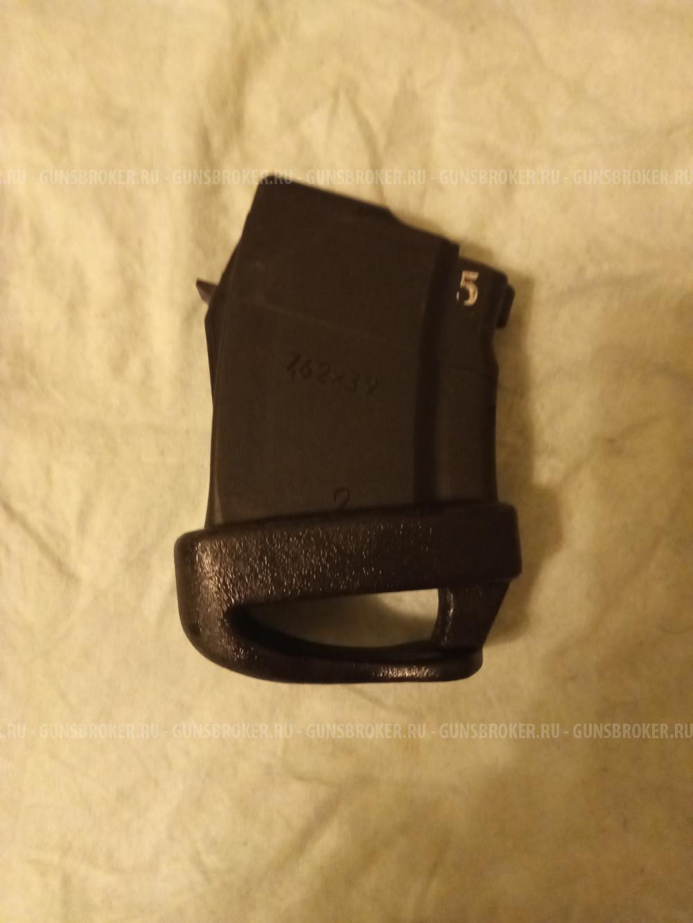 Магазин на 5 патронов 7.62х39 для сайга мк без сухаря. 