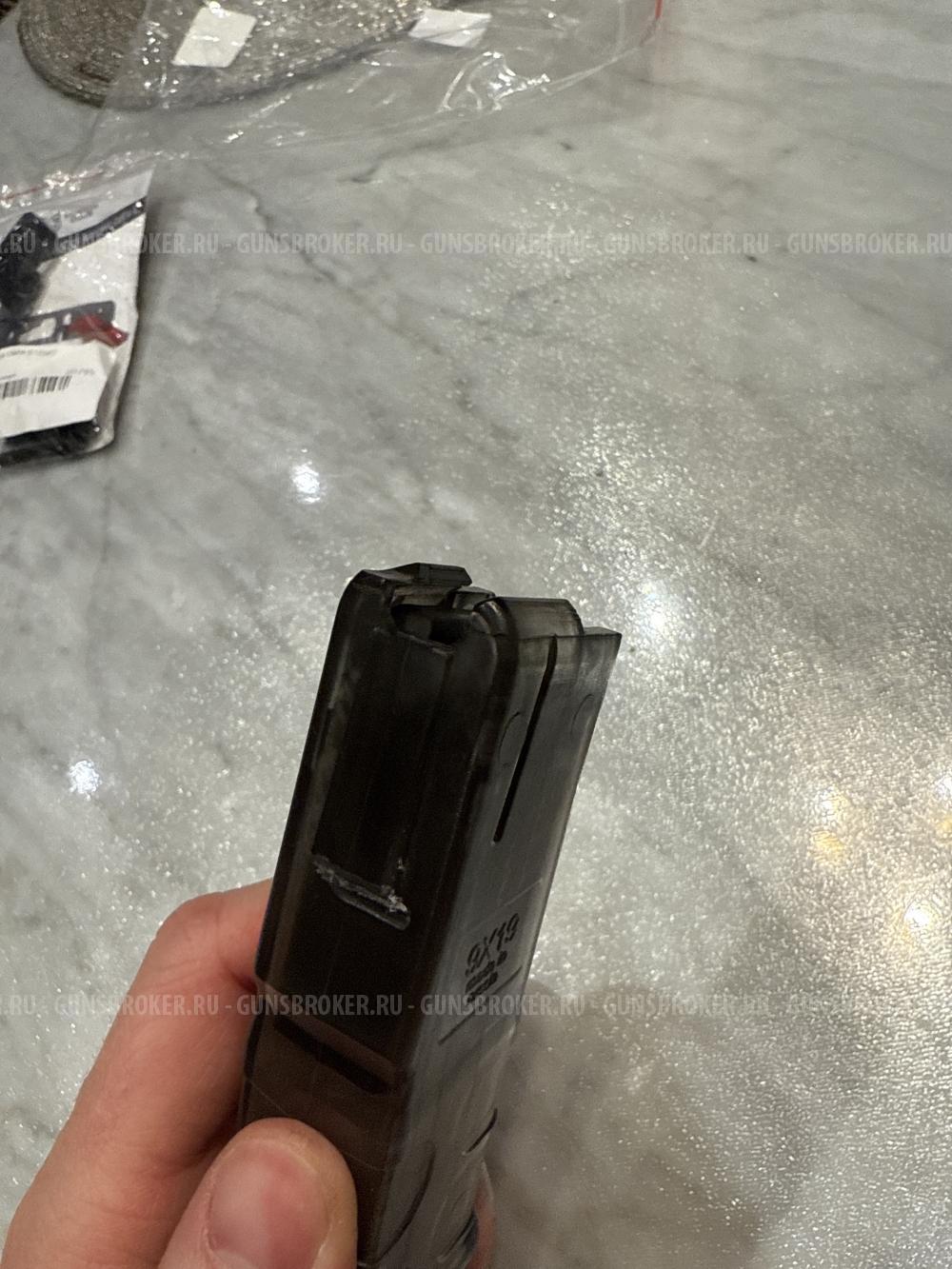 Магазин PUF GUN для Сайга 9 и TR9S прозрачный на 20 патронов