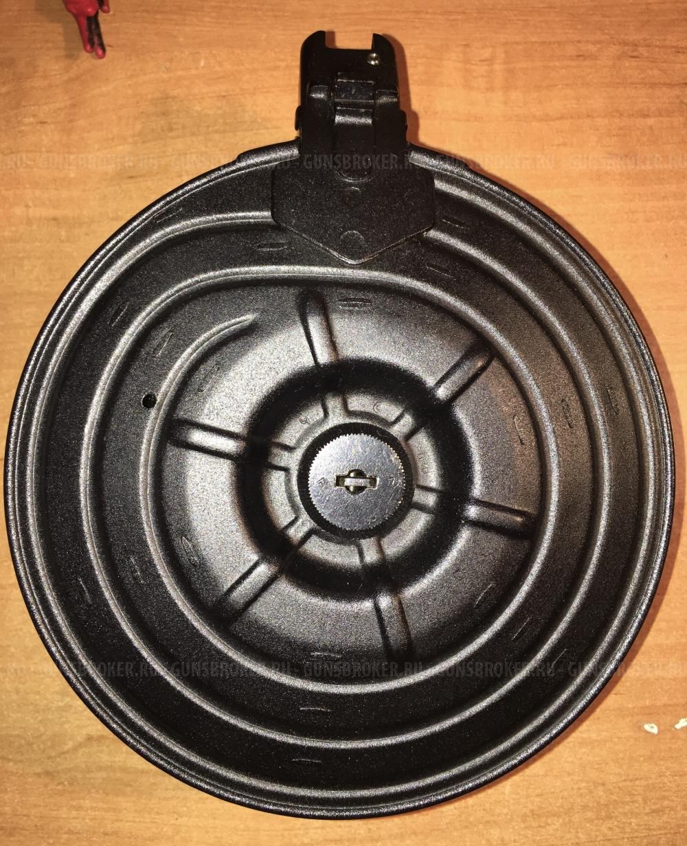 Магазин РПК на 75 патронов (бубен). Новый. С чехлом.