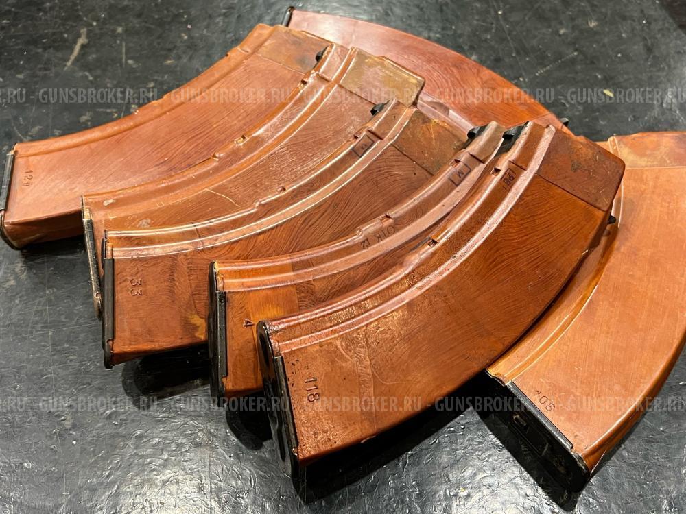 Магазины 7.62х39мм АКМ бакелитовые. Новые. СССР