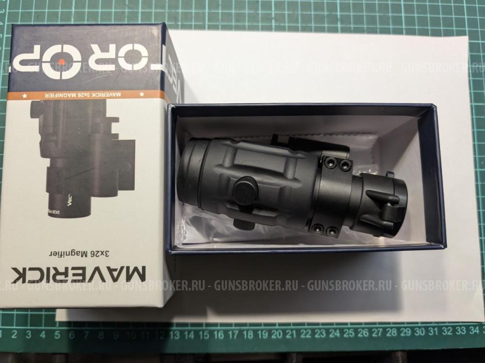 Магнифер Maverick-IV 3х26 c откидным кронштейном Flip S