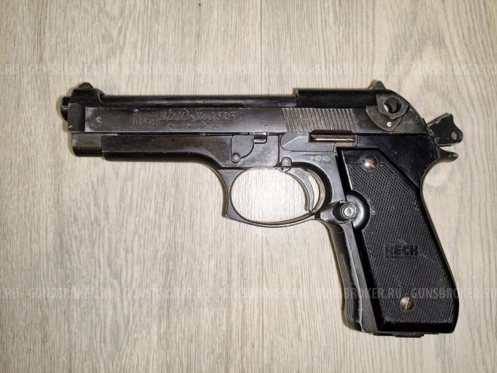 Макет ММГ пистолета Umarex Reck Miami 92 FS Beretta 92 Reck Perfeсta mod FBI 8000 8 мм