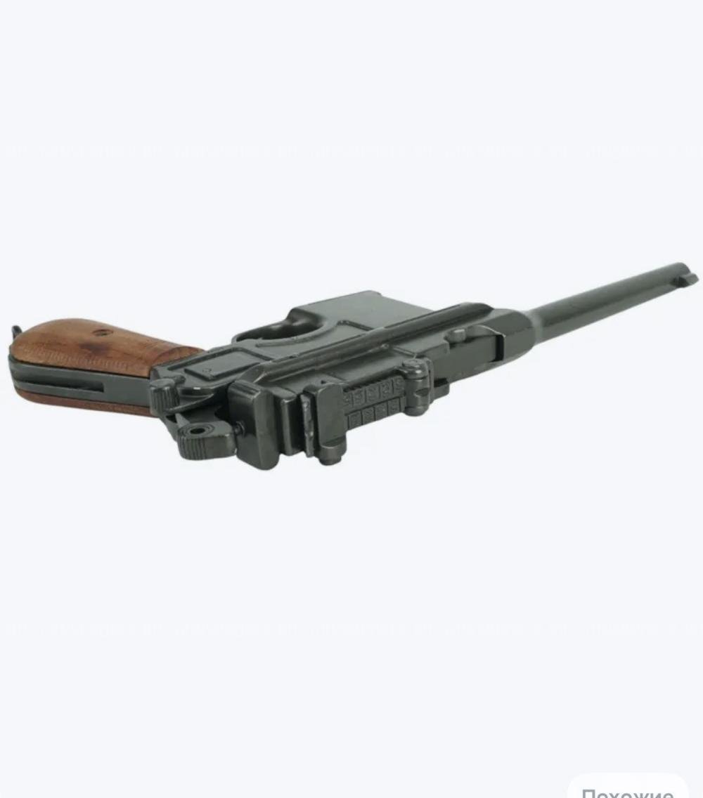 Макет пистолет Mauser C96, дерев. рукоять (Германия, 1896 г.) DE-M-1024