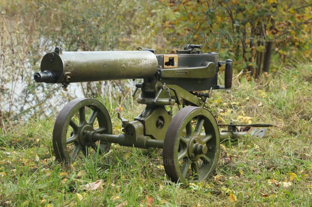 Пулемет Максим 1914 год №5523 на станке Колесникова