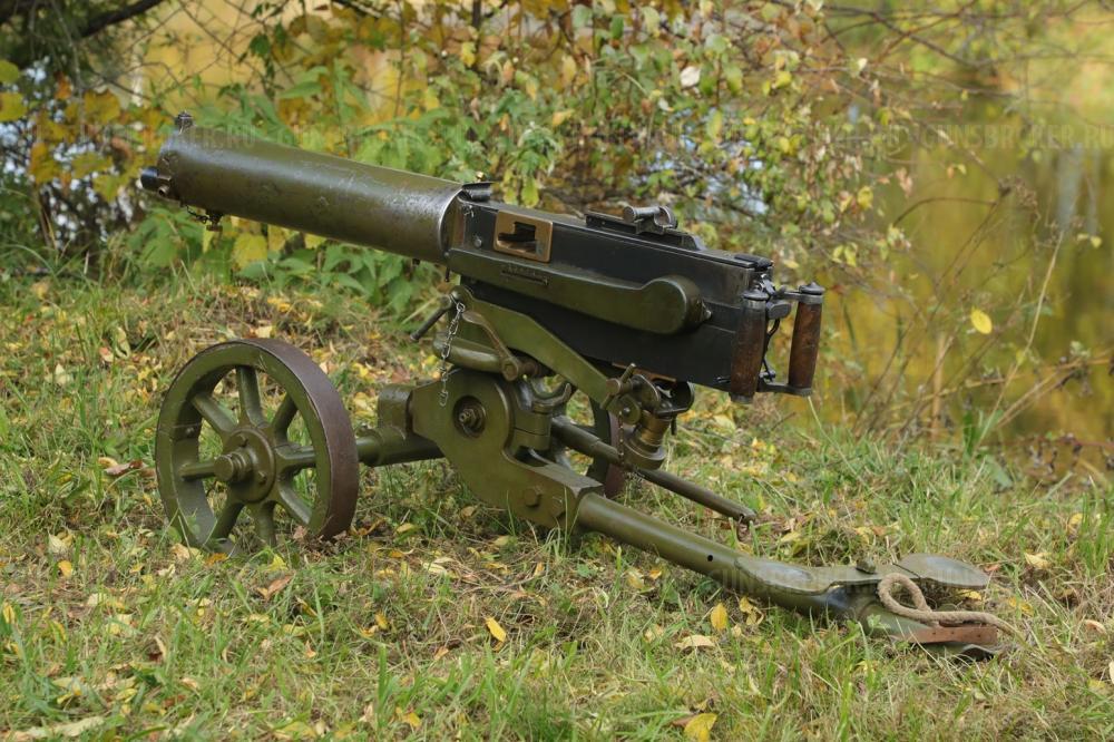 Пулемет Максим 1914 год №5523 на станке Колесникова
