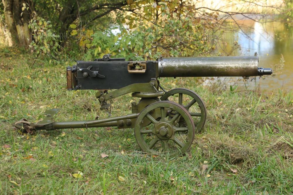 Пулемет Максим 1914 год №5523 на станке Колесникова