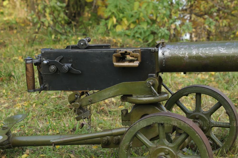 Пулемет Максим 1914 год №5523 на станке Колесникова