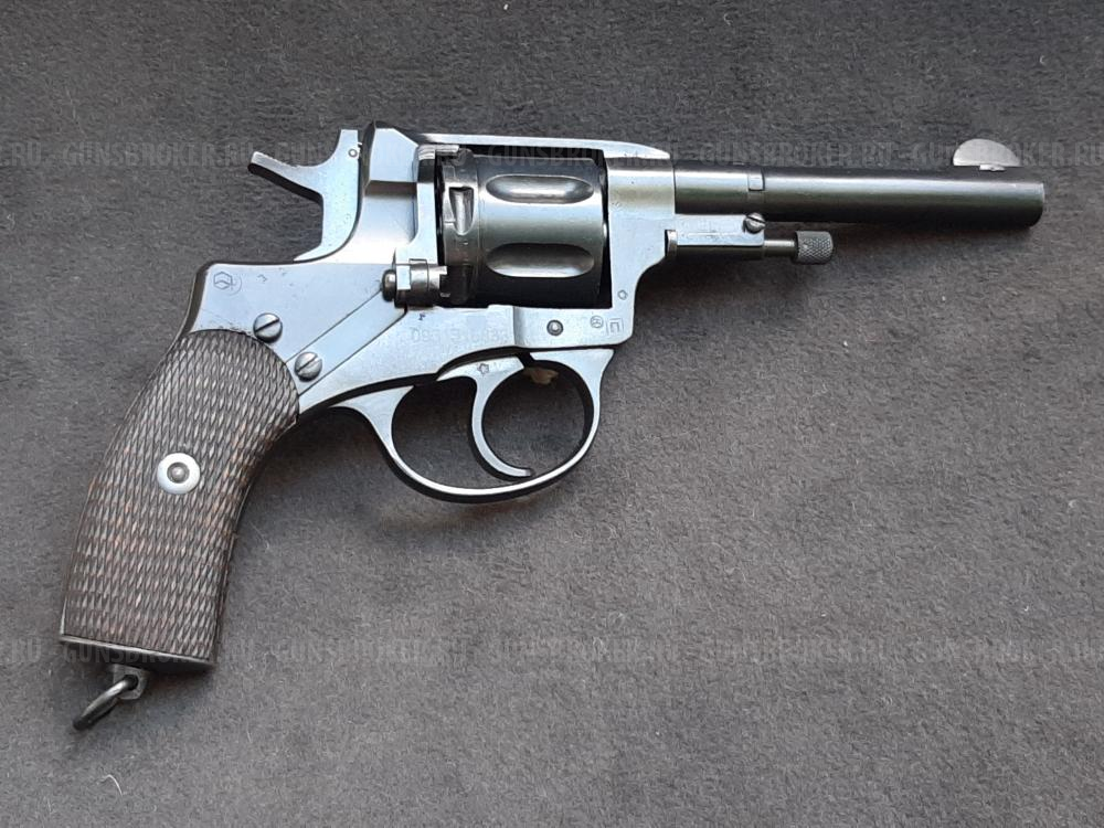 Револьвер Наган 1932 года выпуска "V"-целик. "Три в одном" Расширенная комплектация, новый с паспортом.