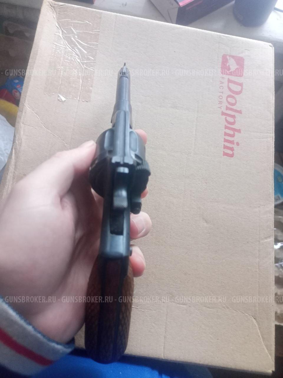 Макет револьвера системы Наган 1895. Сигнальный револьвер БЛЕФ НАГАН -С 1944 гв