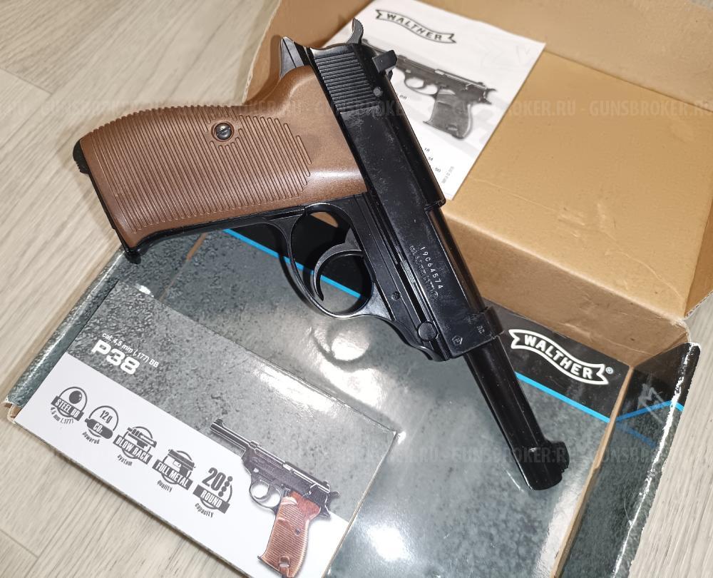 BSA Airsporter MK IV .22 Air Rifle. Umarex Walther P38  blowback блоубэк