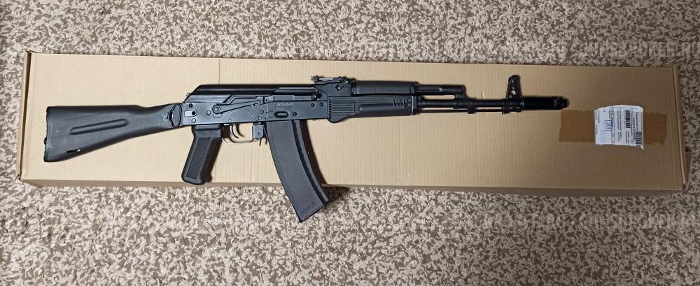 Макет учебный автомат Калашникова АК74М-М (ММГ, складной приклад)